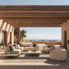 Milos Corner Outdoor Sectional Module