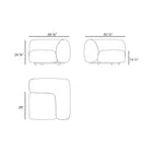 Milos Corner Outdoor Sectional Module