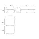 Milos Divan Outdoor Sectional Module