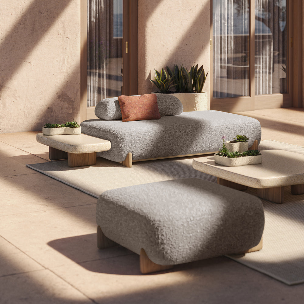 Milos Outdoor Ottoman