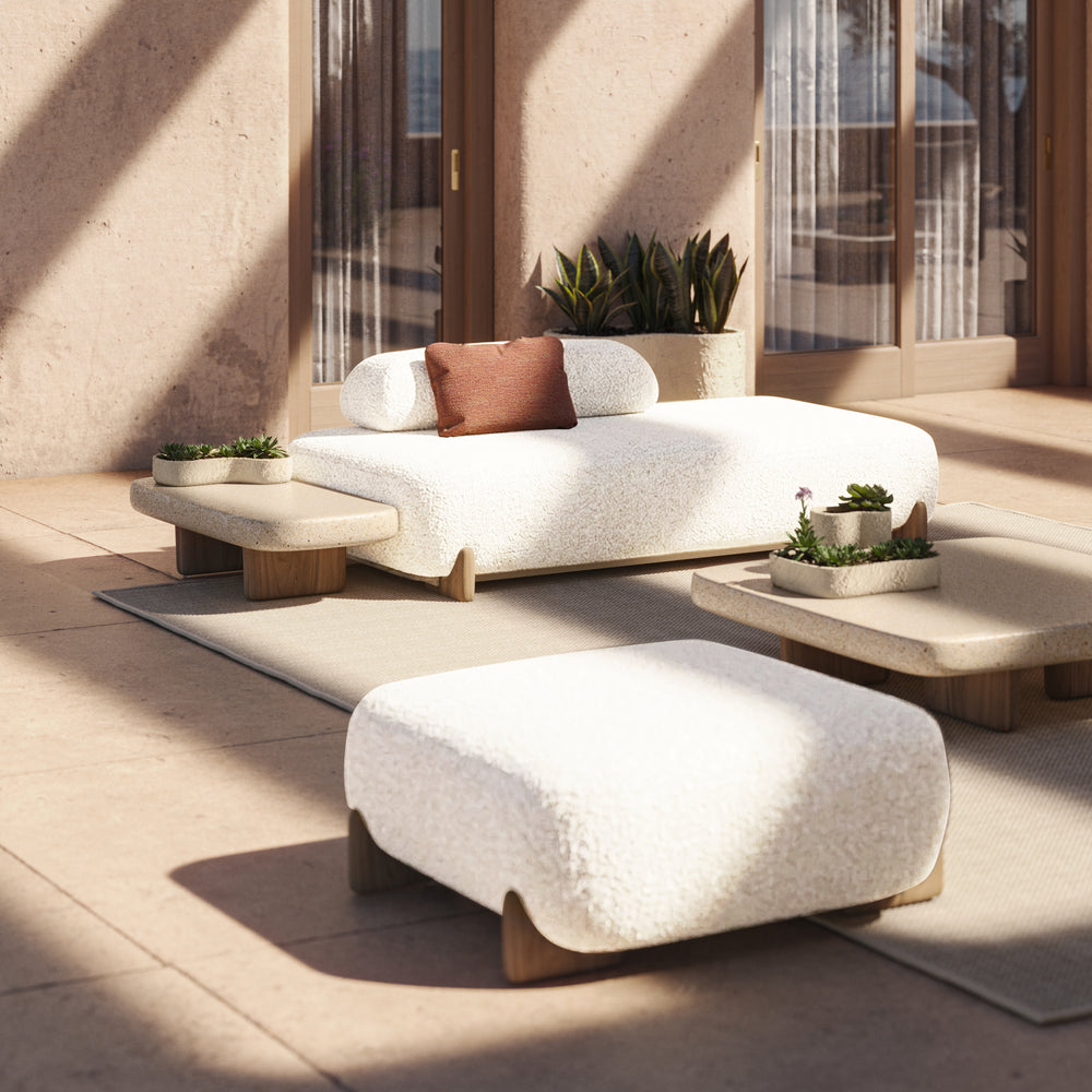 Milos Outdoor Ottoman