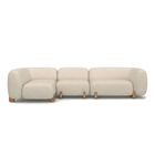 Milos 3-Piece Outdoor Sectional Sofa