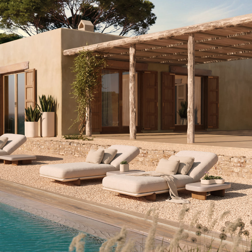 Milos Outdoor Sun Lounger