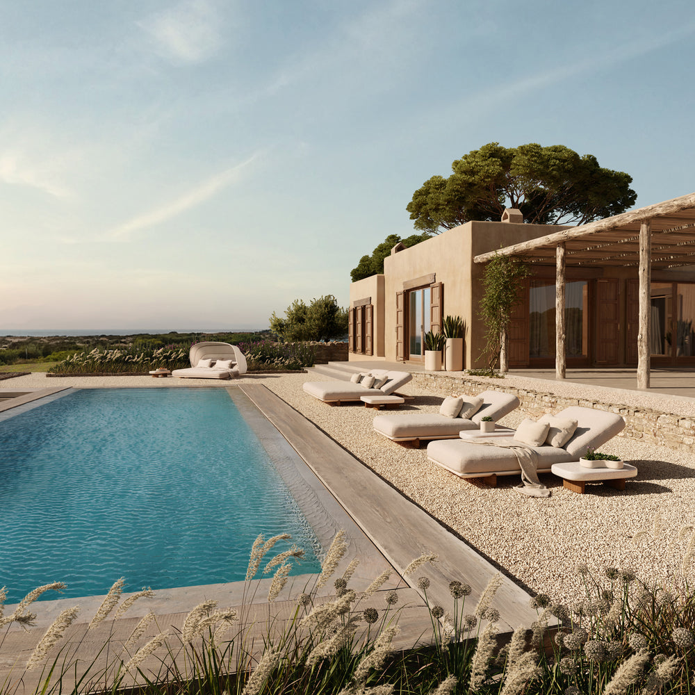 Milos Outdoor Sun Lounger