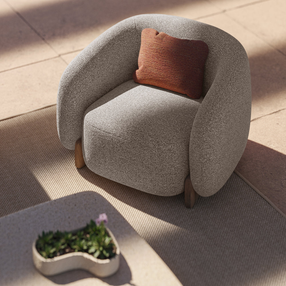 Milos Upholstered Outdoor Lounge Chair