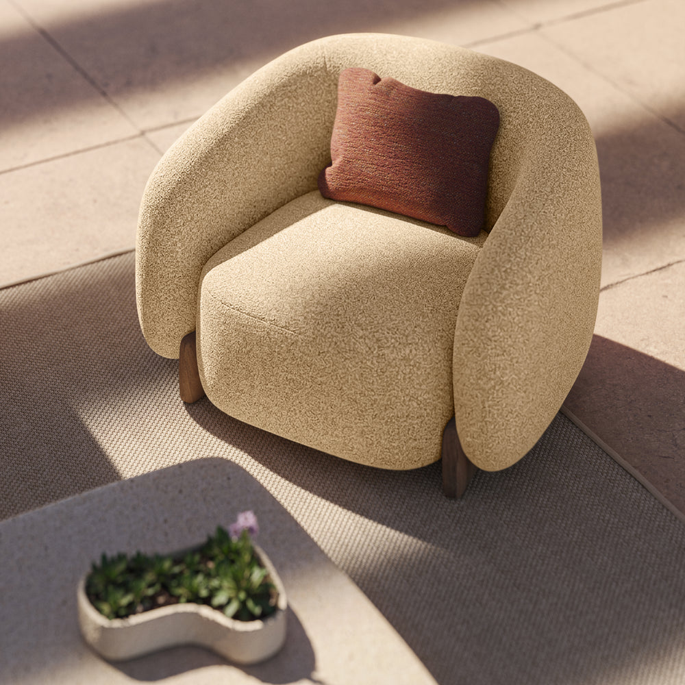 Milos Upholstered Outdoor Lounge Chair