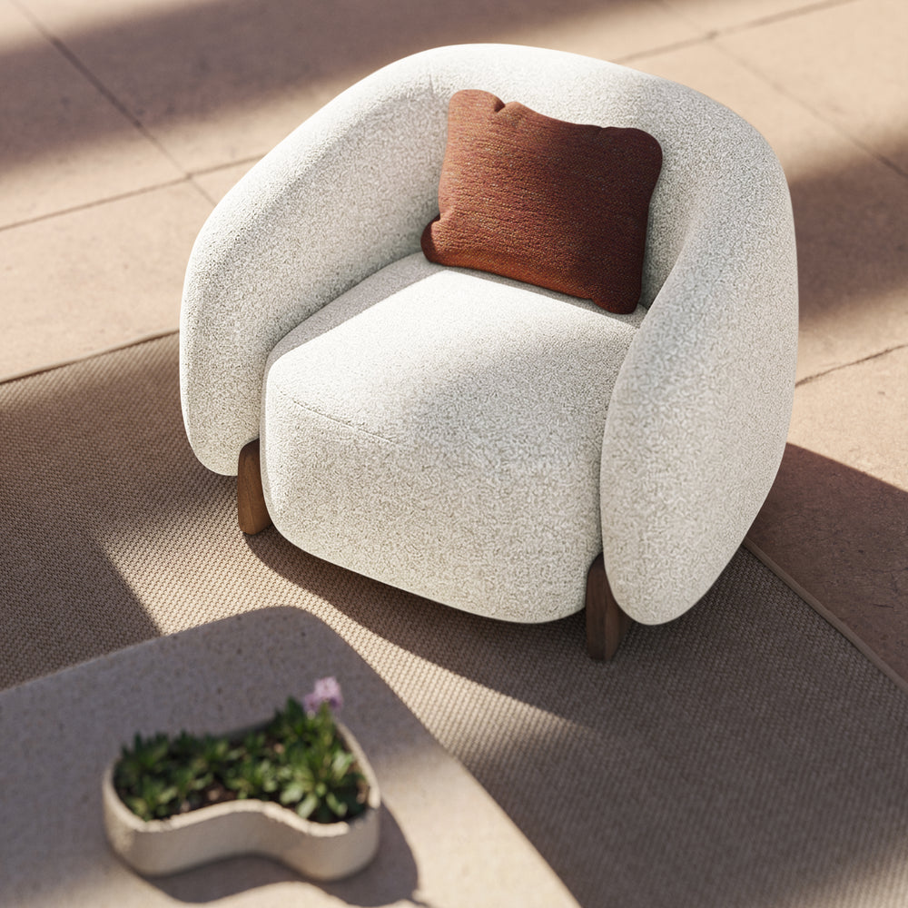 Milos Upholstered Outdoor Lounge Chair