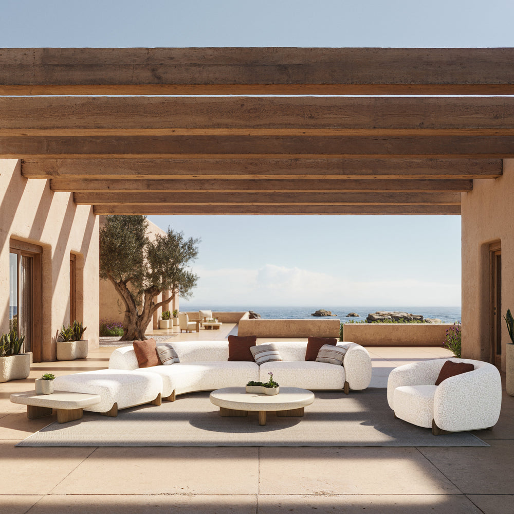 Milos Upholstered Outdoor Lounge Chair