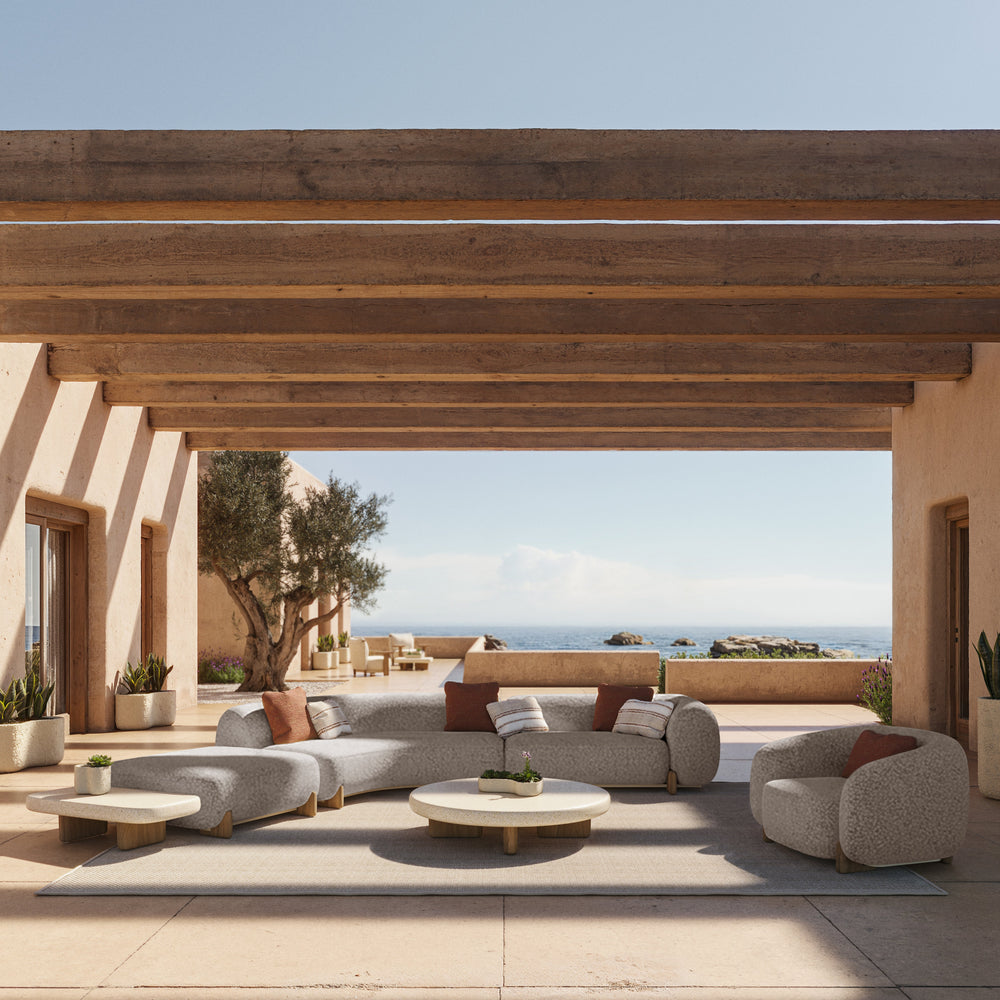 Milos Upholstered Outdoor Lounge Chair