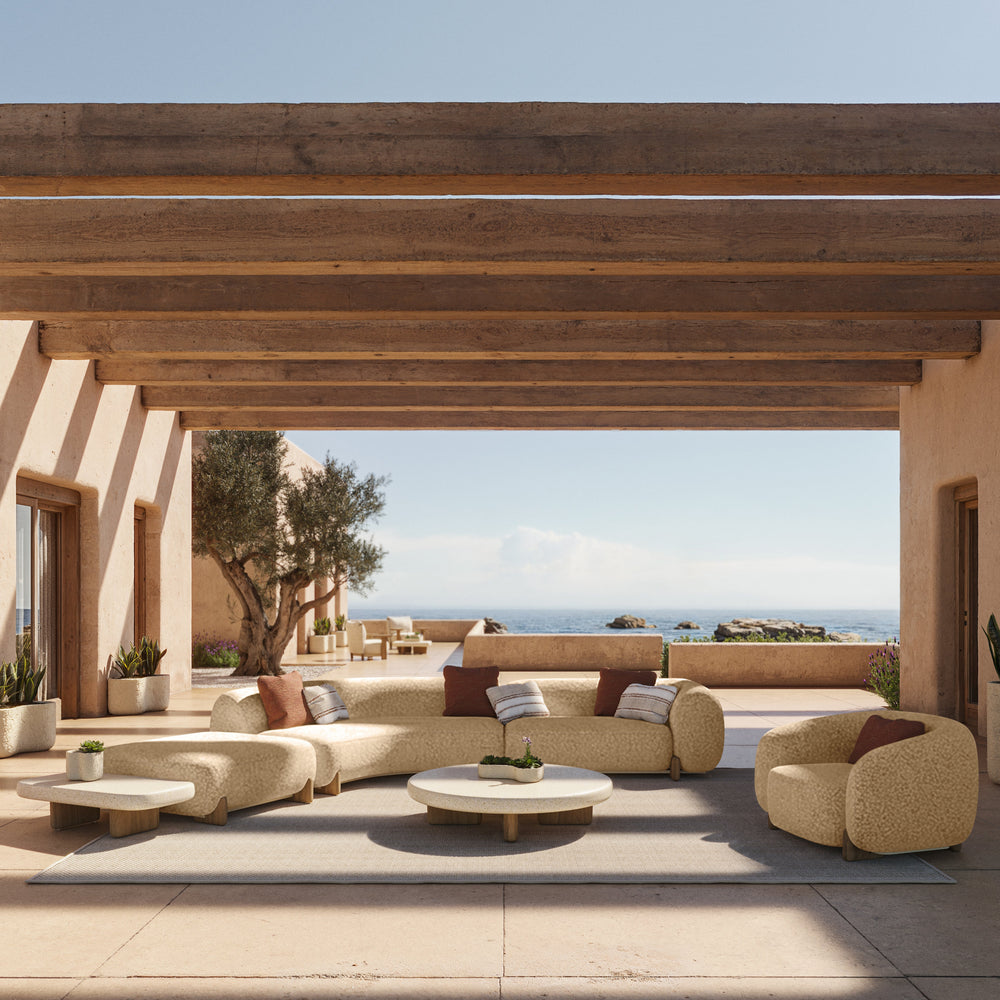 Milos Upholstered Outdoor Lounge Chair