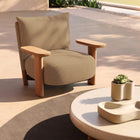 Milos Wood Outdoor Lounge Chair
