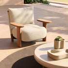 Milos Wood Outdoor Lounge Chair