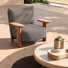 Milos Wood Outdoor Lounge Chair