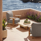Milos Wood Outdoor Lounge Chair