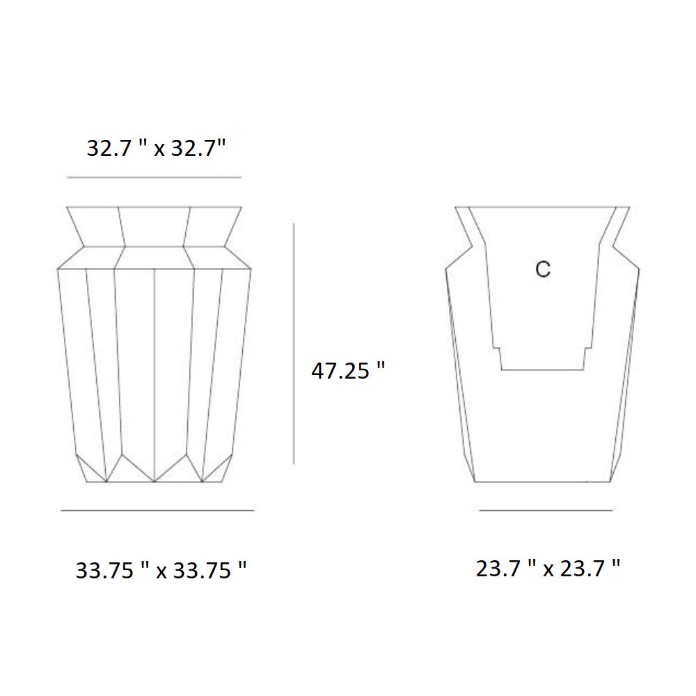 Origami Hasu Planter