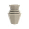 Origami Hinoki Planter  option Cream