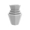 Origami Hinoki Planter  option White