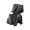 Origami Inu Statue  option Anthracite