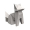 Origami Kitsune Statue  option Ecru