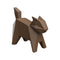 Origami Neko Statue  option Brown