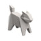 Origami Neko Statue  option Ecru