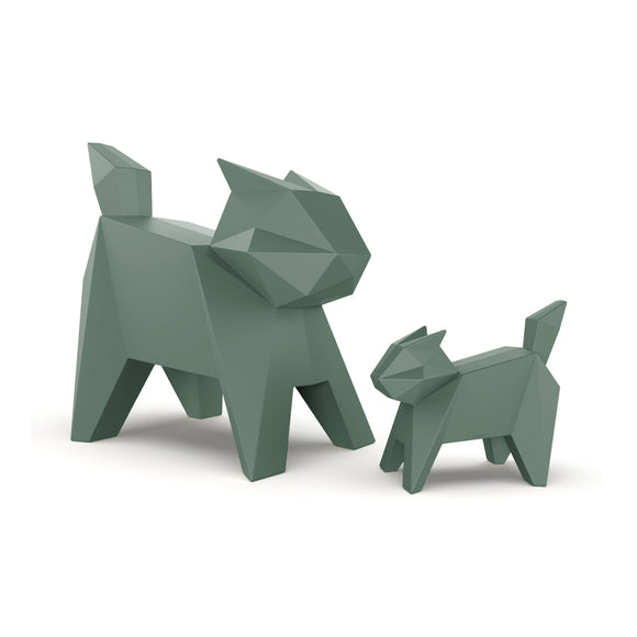 Origami Neko Statue