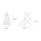 Origami Tori Statue
