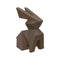Origami Usagi Statue  option Brown