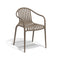 Palm Outdoor Dining Chair  option Tortora