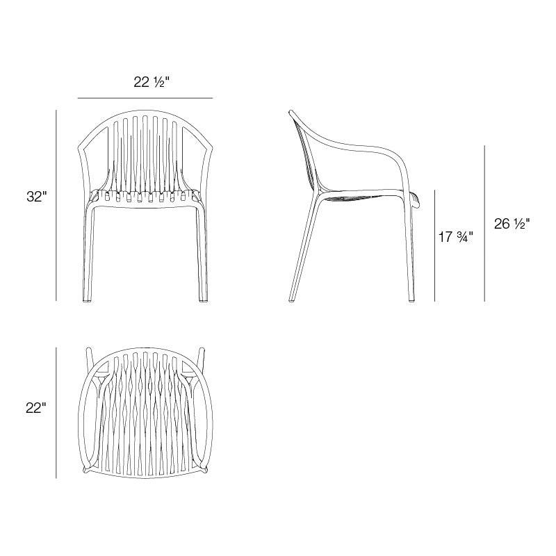 Palm Outdoor Dining Chair