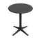 Palm Outdoor Round Dining Table  option Black
