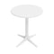 Palm Outdoor Round Dining Table  option White