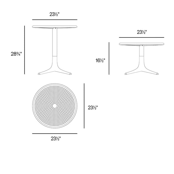 Palm Outdoor Round Dining Table