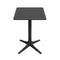 Palm Outdoor Square Dining Table  option Black