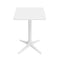 Palm Outdoor Square Dining Table  option White