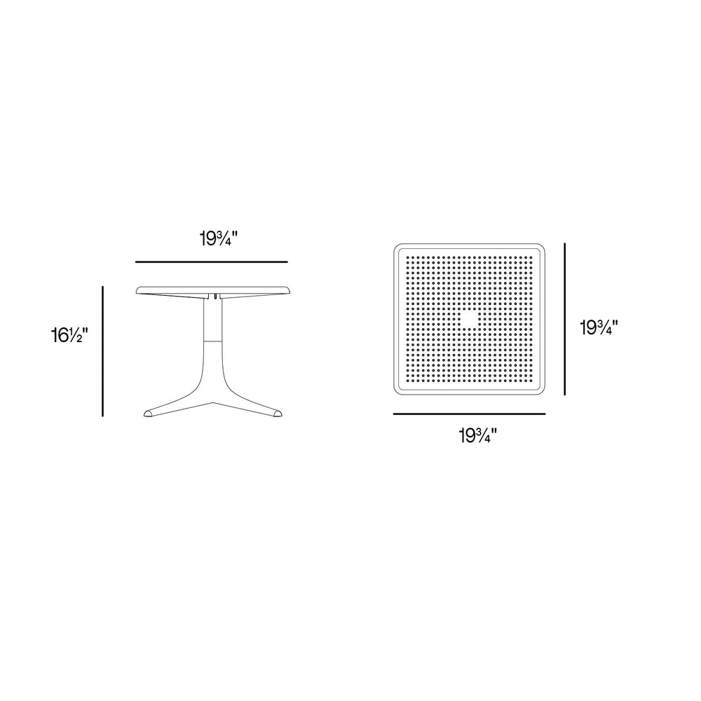 Palm Outdoor Square Dining Table