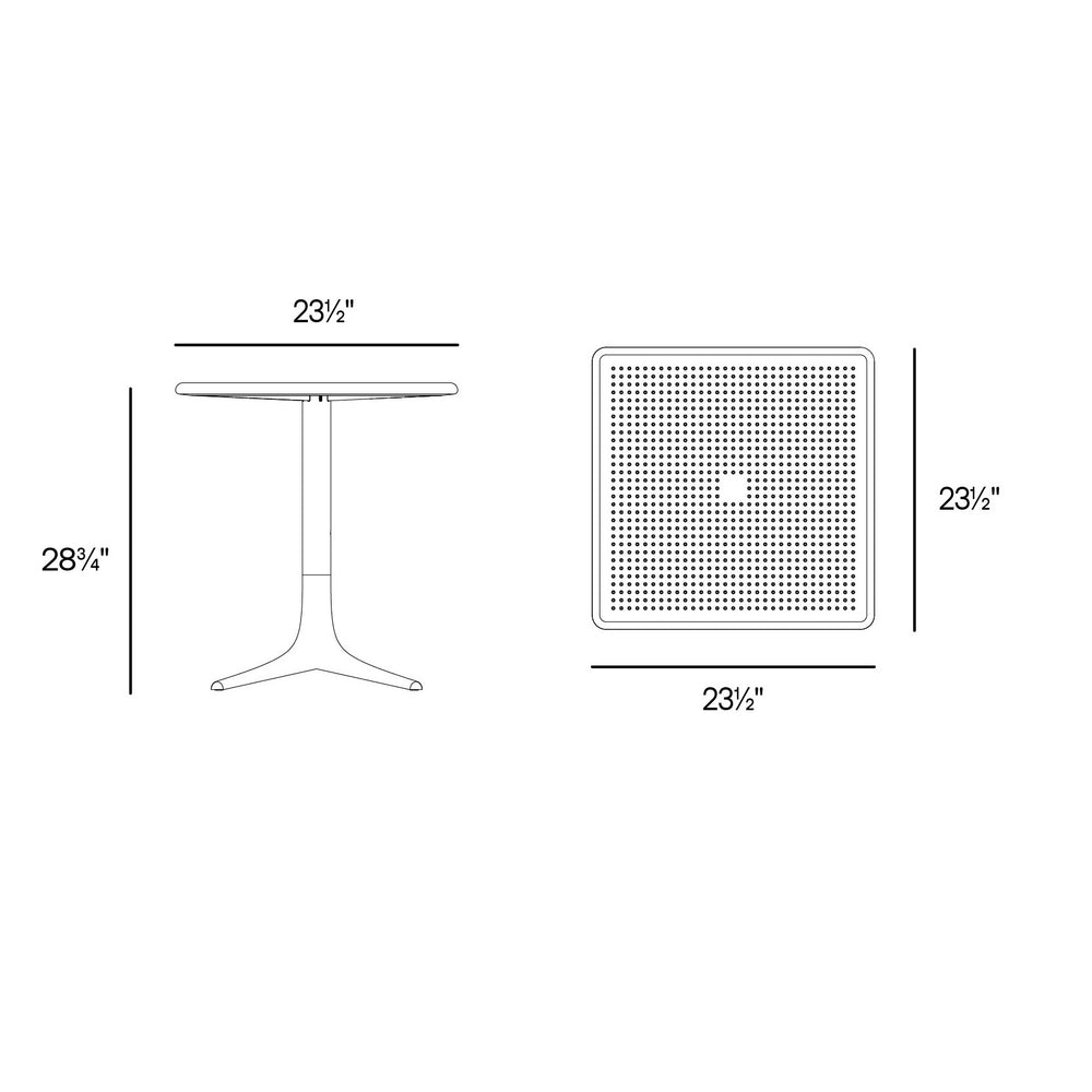Palm Outdoor Square Dining Table