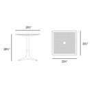 Palm Outdoor Square Dining Table