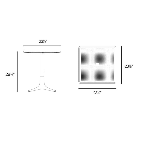 Palm Outdoor Square Dining Table