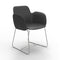Pezzettina Dining Armchair  option Basic Anthracite