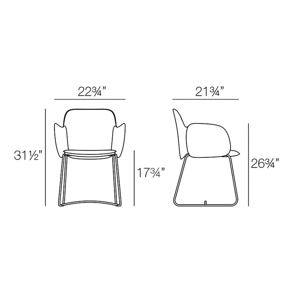 Pezzettina Outdoor Dining Armchair