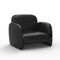 Pezzettina Lounge Chair  option Black