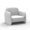 Pezzettina Lounge Chair  option White