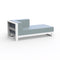 Posidonia Outdoor Chaise Lounge  option Nautical Steel