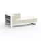 Posidonia Outdoor Chaise Lounge  option Nautical White