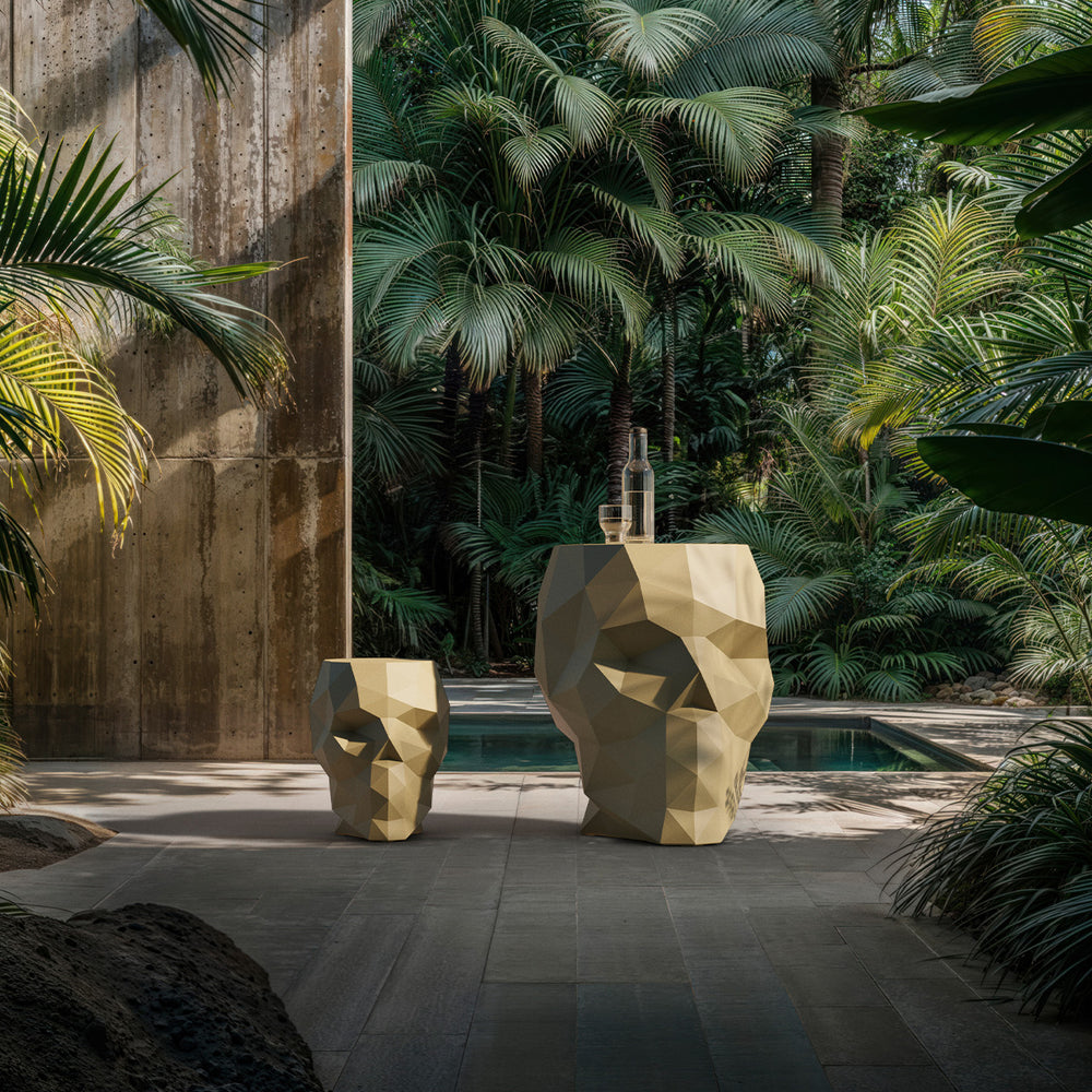 Skull Outdoor Stool