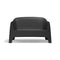 Solid 2 Seater Outdoor Sofa  option Black