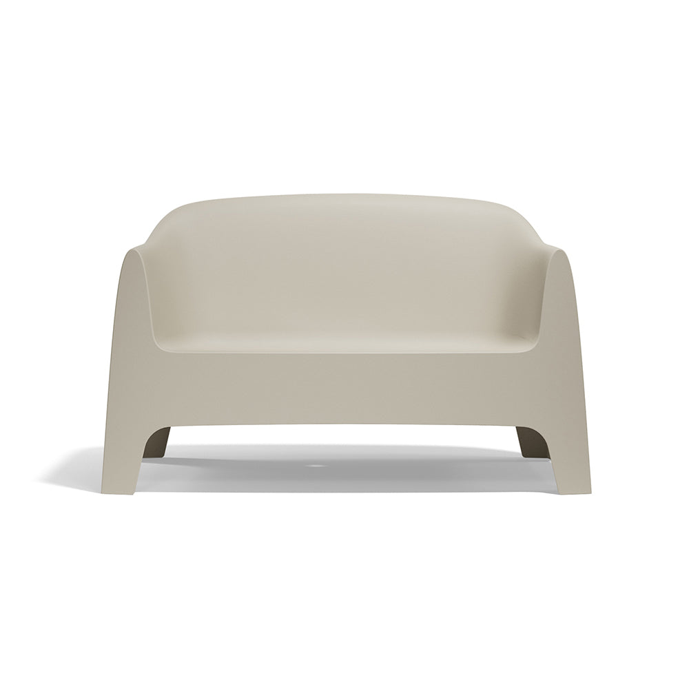 Solid 2 Seater Outdoor Sofa