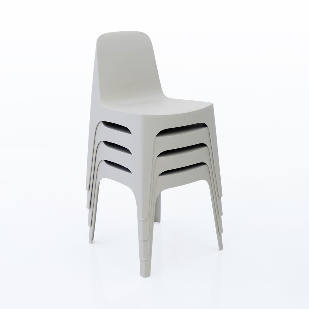 Solid Outdoor Dining Chair (Set of 4)