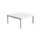 Spritz Sun Lounger Table  option Basic White